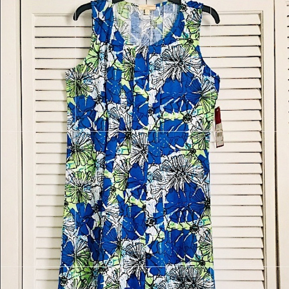 💙NWT Choices Floral A-Line Sundress (M)💚